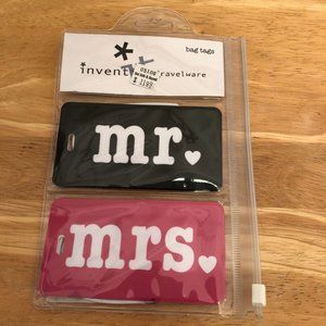 Inventive Travelware MR. & MRS. Bag Tags - New